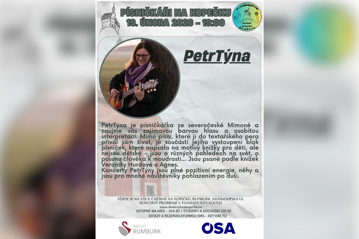 Písničkáři Na Kopečku v únoru 2026 - PetrTýna