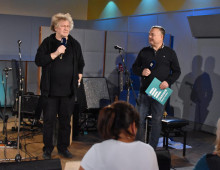 Iniciátor ankety Milan Kaplan (vlevo) a Richard Piskala